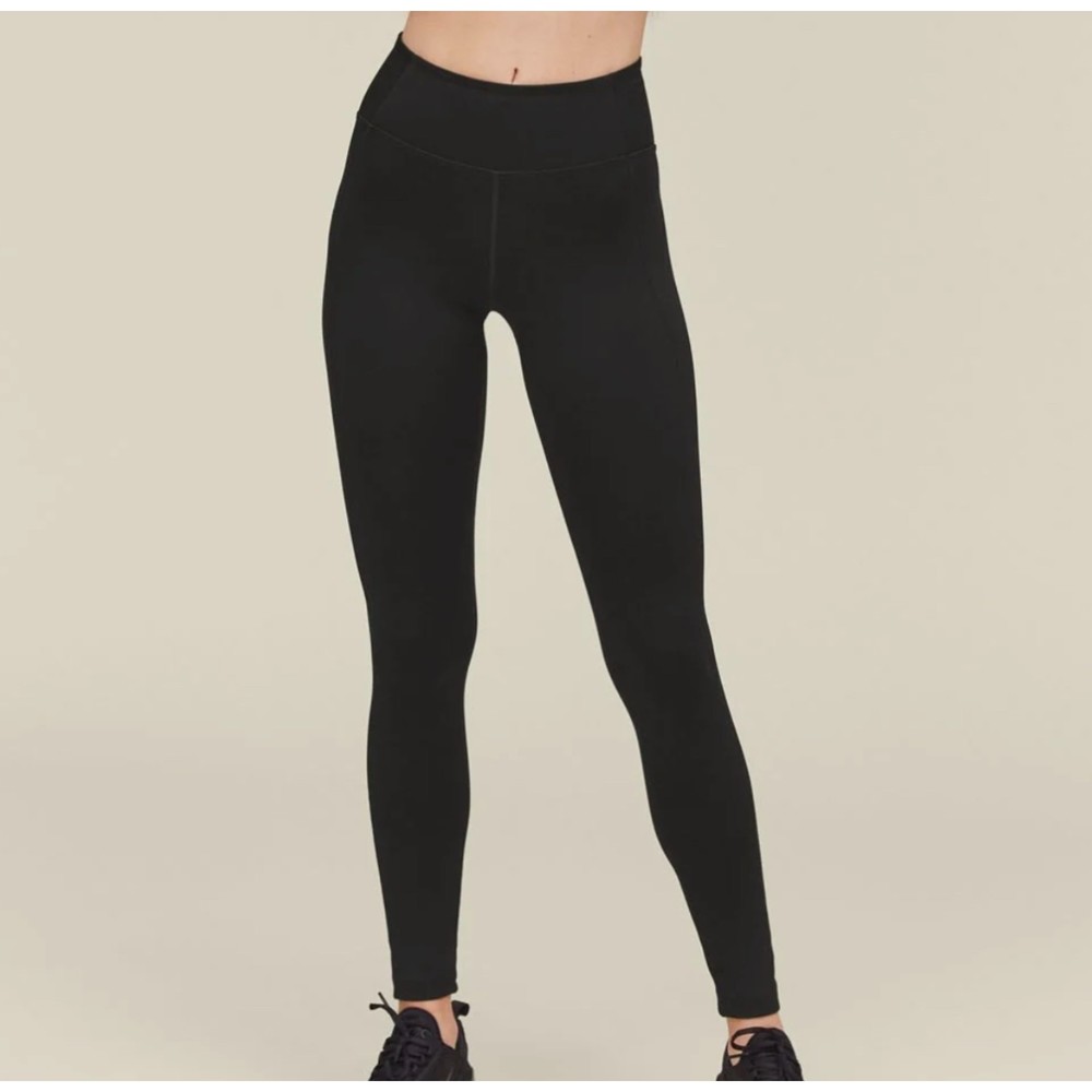 Girlfriend Collective Pull on High Waisted Leggings Black XS